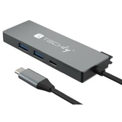 Techly Hub USB-C 4 in 1 (IUSB32C-HUB4HPD)