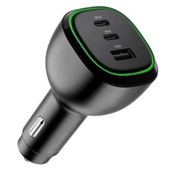 Alogic KFZ Lagegerät 165W 3Port 2xUSB-C+1xUSB-A+USB-C Kab (CRCA165C1)