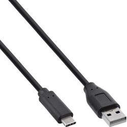 Kabel USB-A Stecker zu USB-C Stecker 5m schwarz (35735)