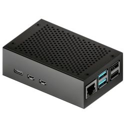 RPI CASE PI5 ALUMINIUM SCHWARZ (RB-ALUCASEP5-01B)