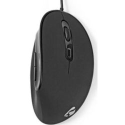 Wired Ergonomic Maus schwarz (ERGOMSWD100BK)