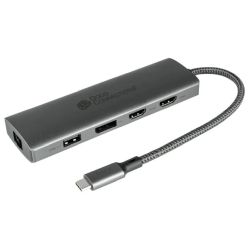 GoodConnections HUB-C001A USB-C HUB 10-Port 2xHDMI, 1xDP,  (HUB-C001A)