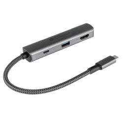 GoodConnections HUB-C002A USB-C HUB 3-Port 1xHDMI, 1xUSB-C (HUB-C002A)