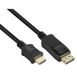 GoodConnections DisplayPort 1.2 > HDMI (ST-ST) 2m Adapterkab (DP-HDMI)