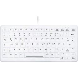 Kompakte Hygiene-Tastatur weiß (AK-C4112F-U1-W/GE)