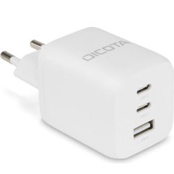 Dicota Compact 3-Port GaN Wall Charger (65W) EU white (D32054)