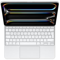 Magic Keyboard weiß für iPad Pro 13 [M4] (MWR43D/A)