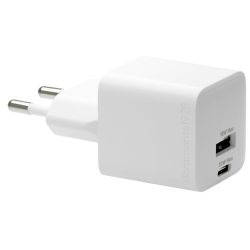 dbramante re-charge GaN USB-C + USB-A Wall Charger 30W  (CH18EUWH7098)