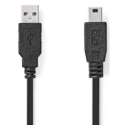 Nedis USB-Kabel | USB 2.0 | USB-A Stecker | USB Mini-B 5 pin (CCGL60300BK20)