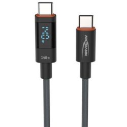 USB 2.0 Kabel, USB-C Stecker > USB-C Stecker (anthrazit, 1 (1700-0176)