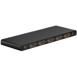 HDMI Splitter 1 auf 4 (4K @ 60Hz) (schwarz) (58483)