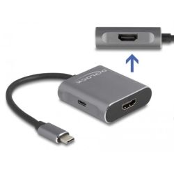 Adapter USB-C zu 2x HDMI 4K 60Hz Splitter mit PD 100W (87805)