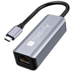 Techly USB 3.1 Typ C auf RJ45 Adapter (IDATA-USB-ETGIGA-CA)