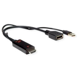 VALUE HDMI-DisplayPort Adapter, v1.2, HDMI BU - DP ST (12.99.3146)