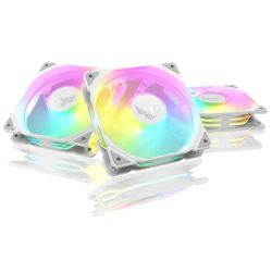 TUF Gaming TR120 ARGB 120mm Lüfter weiß 3er-Pack (90DA0093-B09020)