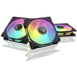 TUF Gaming TR120 ARGB 120mm Lüfter schwarz 3er-Pack (90DA0090-B09020)