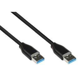 Good Connections USB 3.2 Gen.2 Kabel A-A schwarz 0,5m (2831-AA005S)