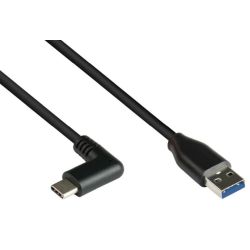 Good Connections USB3.0 Kabel USB-C gew.-A schwarz 0,5m (GC-M0260)