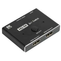 Good Connections HDMI 2.1 Switch 2-fach direktional 8K@30Hz (GC-M0261)