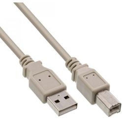 InLine USB 2.0 Kabel A>B beige 3m (34535H)