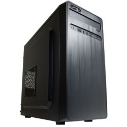 Gehäuse Micro-ATX 2017MB black USB3.2/Audio,o.Netzteil (LC-2017MB-ON)