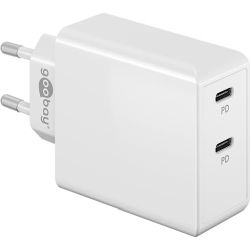 USB-C PD Dual-Schnellladegerät 36W weiß (61758)