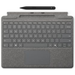 Surface Pro Keyboard platin + Slim Pen 2 Eingabestift (8X6-00218)