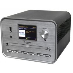 ICD1050SW Internetradio + CD-Player schwarz/silber (ICD1050SW)