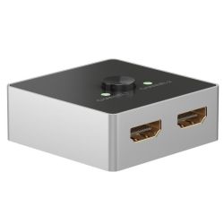Manuelle HDMI-Umschaltbox 2 auf 1 (4K @ 60Hz), HDMI Switch (sc (58486)