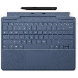 Surface Pro Keyboard saphirblau + Slim Pen 2 Eingabestift (8X6-00195)