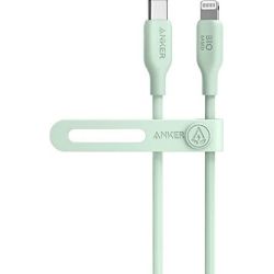 Kabel USB-C Stecker zu Apple Lightning Stecker 0.9m grün (A80A1G61)