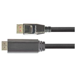 Python Python DisplayPort 1.4 an HDMI 2.0 Kabel Nylong. schwarz 3m (GC-M0218)