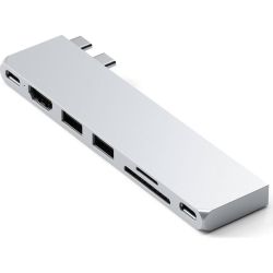 Satechi Pro Hub Slim Adapter silber (ST-HUCPHSS)