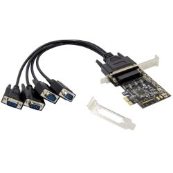 CONCEPTRONIC PCI Express Card 4-Port RS232 (DB9) Adapter (EMRICK12B)