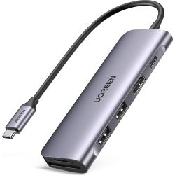 Revodok USB-C 6-in-1 Dock grau (70411)