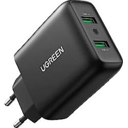 36W Dual Wall Charger schwarz (10216)