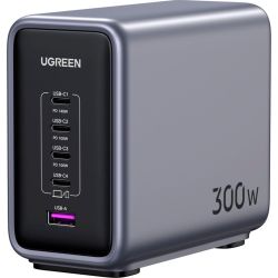 Nexode 300W GaN USB-C Wall Charger schwarz/grau (90903B)