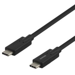 Deltaco USB-C zu USB-C Kabel 2m 5A schwarz (USBC-1503M)