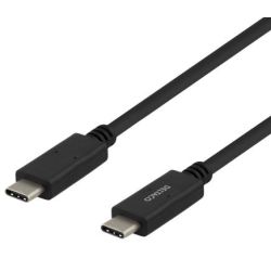 Deltaco USB-C zu USB-C Kabel 3m schwarz (USBC-2003M)