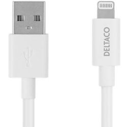 Deltaco USB zu Lightning Kabel 2m MFi weiß (IPLH-402)