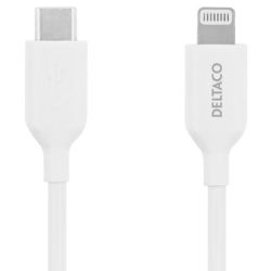 DELTACO Deltaco USB-C zu Lightning Kabel 2m weiß (IPLH-452)