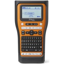 P-touch PT-E560BTSP Beschriftungsgerät schwarz/orange (PTE560BTSPRG1)