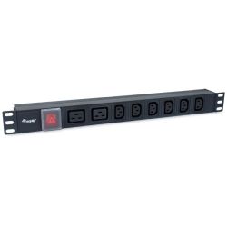 Equip Equip Steckdosenleiste 19(1HE)8fach IEC C20 1.8m Alu. Sch (333316)