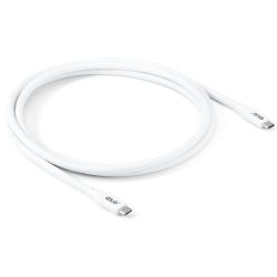 Club3D Lifestyle USB-C Kabel  PD 240W,20Gbps  2m weiß  St/ (CAC-3001)