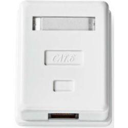 Netzwerk-Wanddose | An der Wand | 1-Port port(s) | UTP C (CCGB89100WT)