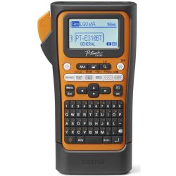 P-touch PT-E310BTVP Beschriftungsgerät schwarz/orange (PTE310BTVPRG1)