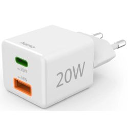 201991 Mini-Lader, 1 USB-C+A, 20W Weiss (201991)