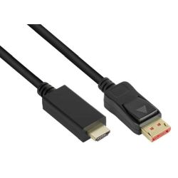 Good Connections Kabel DP1.4-St.-HDMI2.0-St. schwarz 3m (DP14-HDMI3)