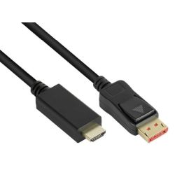 Good Connections Kabel DP1.4-St.-HDMI2.0-St. schwarz 5m (DP14-HDMI5)