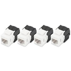 DIGITUS Keystone Jack Cat6/RJ45->LSA ungeschirmt 250MHz   (DN-93603-4)